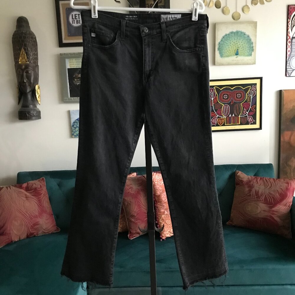 Women's Black Straight-Leg Jeans